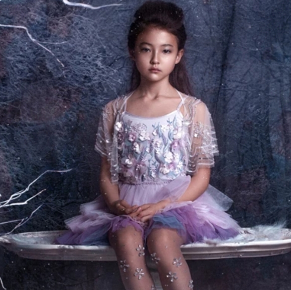 Tutu du monde TTMD TUTU dress purple ombre 8 9 10 - Picture 2 of 15